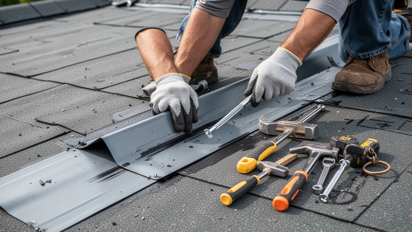 Roof Flashing Repair